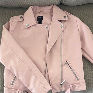 Forever 21 Light Pink Leather Jacket